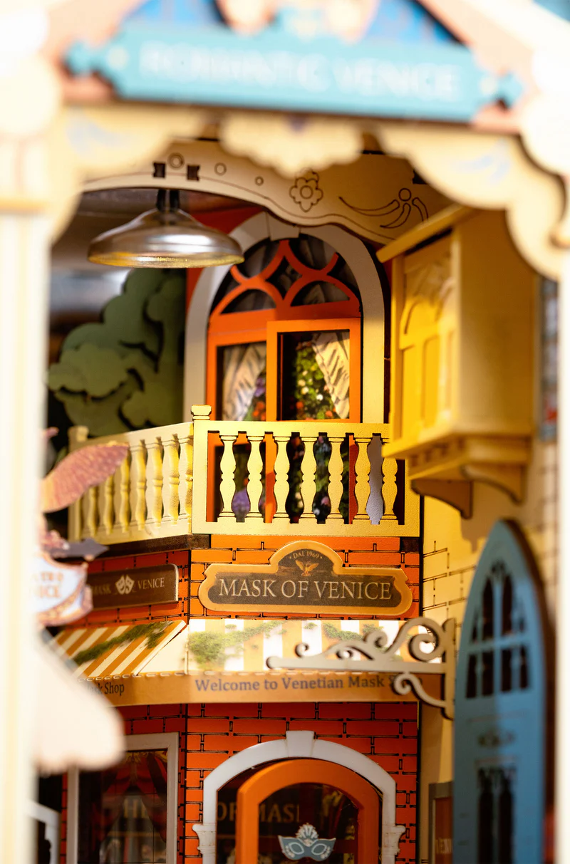 Holzbaussatz / Book Nook - Romantic Venice - TGB08