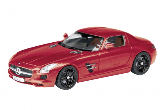 Schuco 452585500 Mercedes Benz SLS, rot 1:87