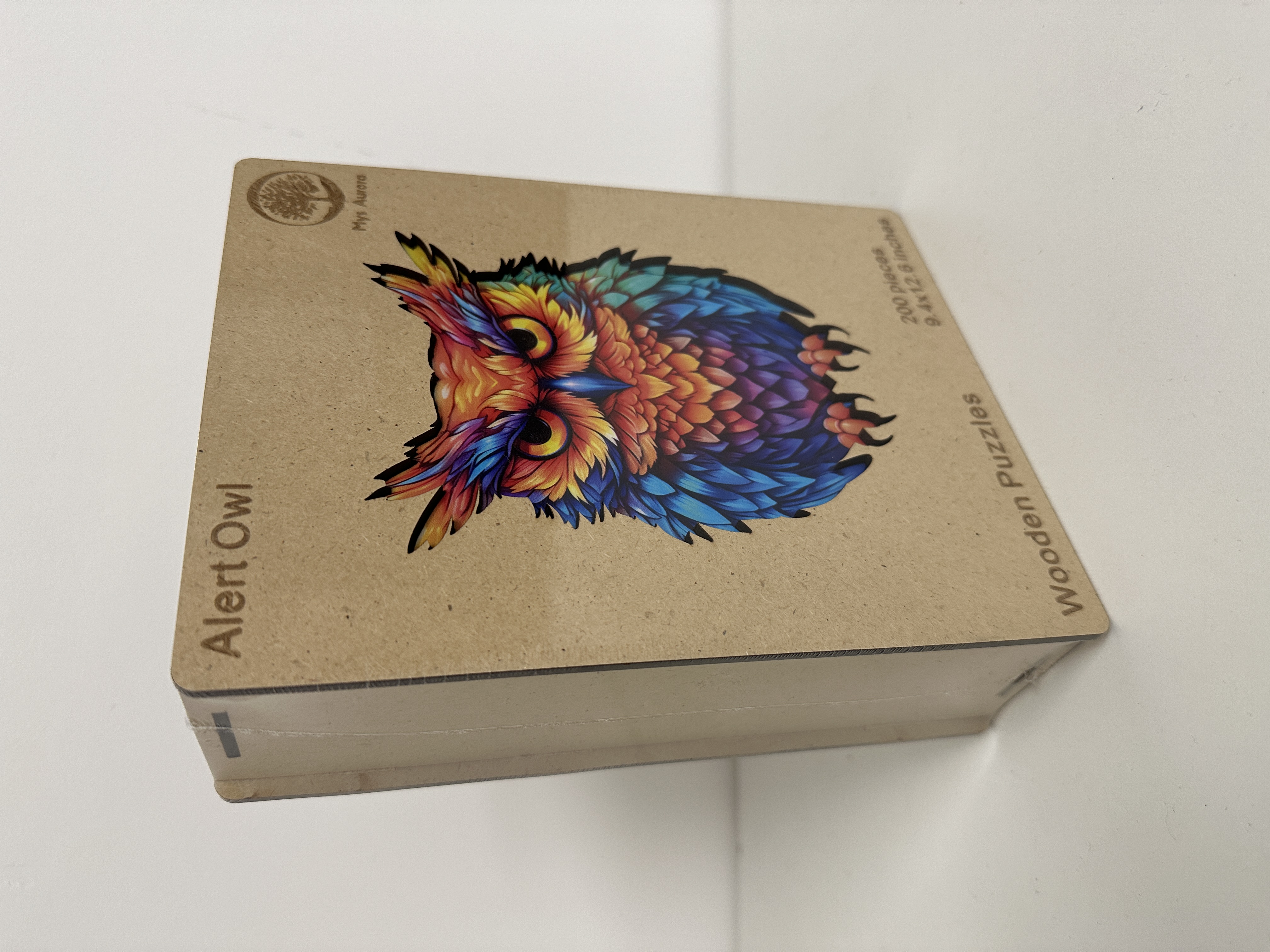 Wooden Puzzle – Owl “Alert Owl” – 200 Pieces