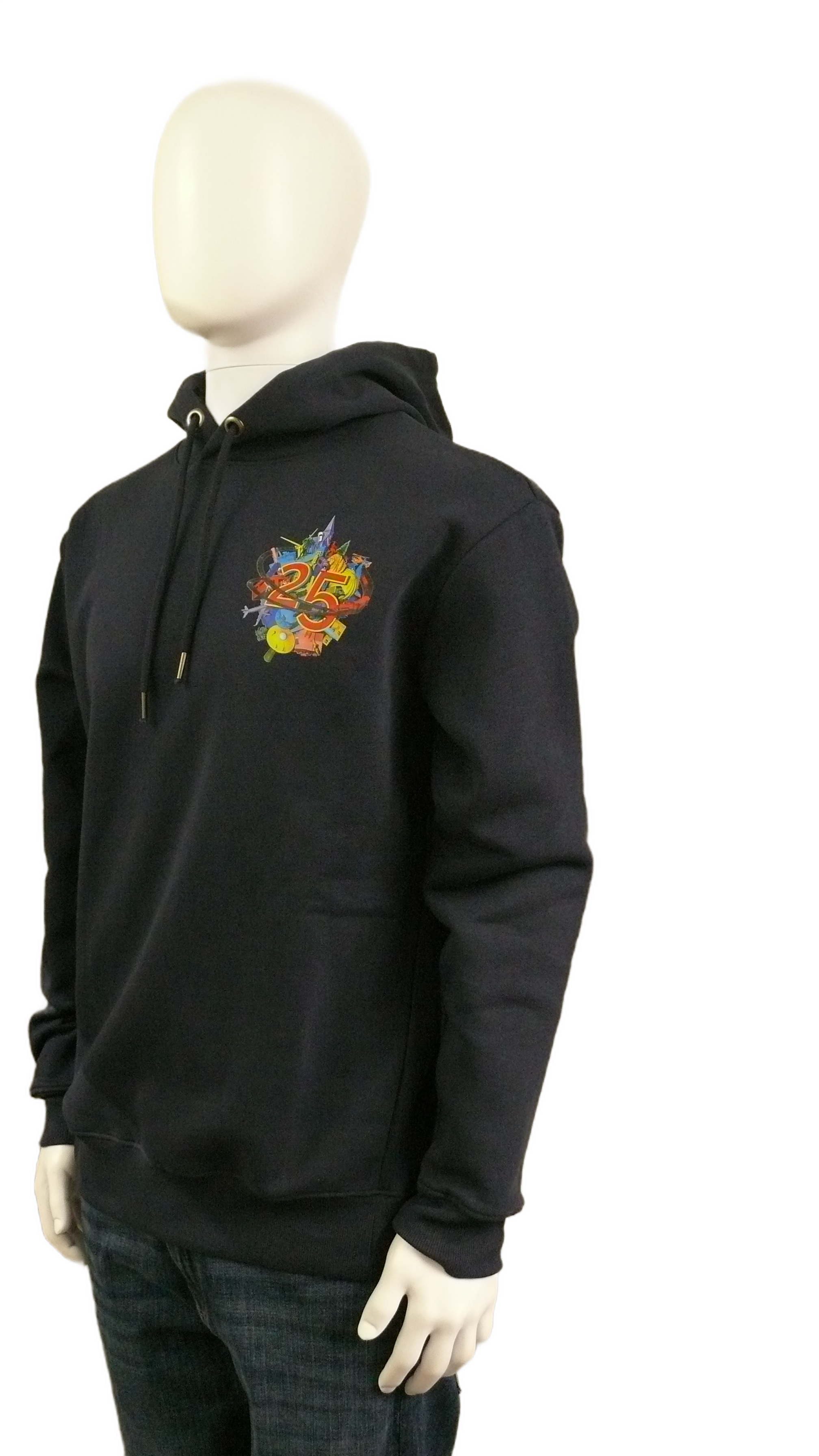 Miniatur Wunderland Hoodie – 25 Years of Miniatur Wunderland – Anniversary Logo, Blue