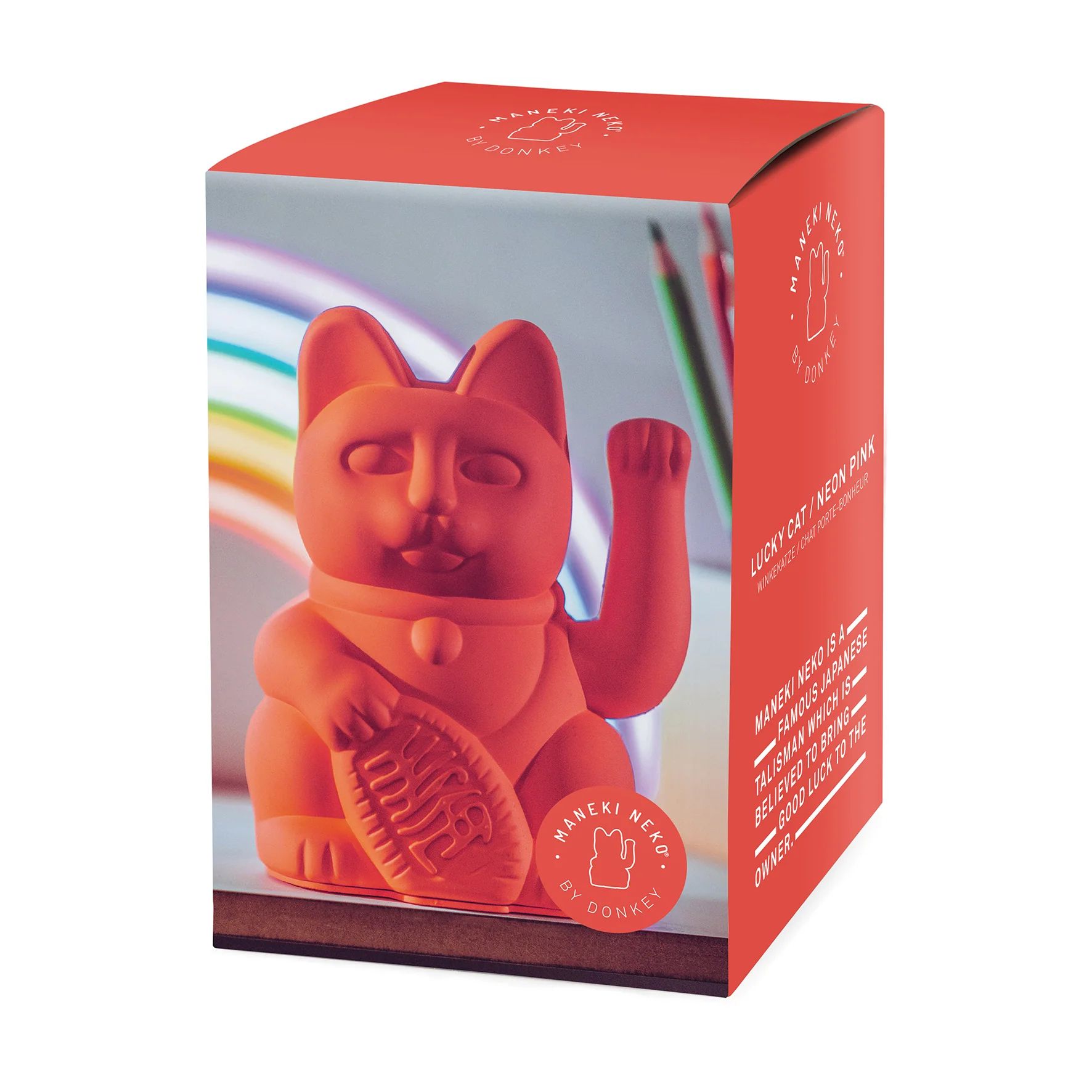 Lucky Cat / Maneki Neko | Classic - Neon Orange