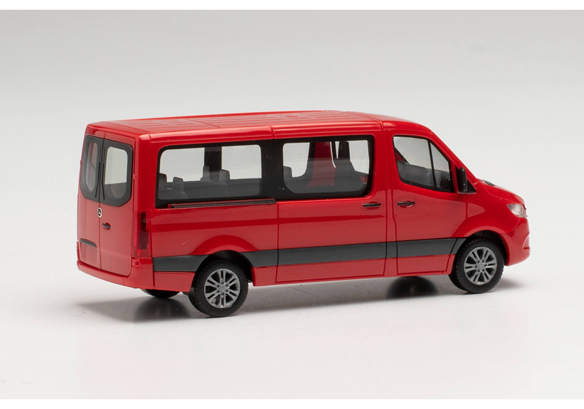 Herpa 096478 Mercedes Benz Sprinter 18 Bus FD, rot 1:87