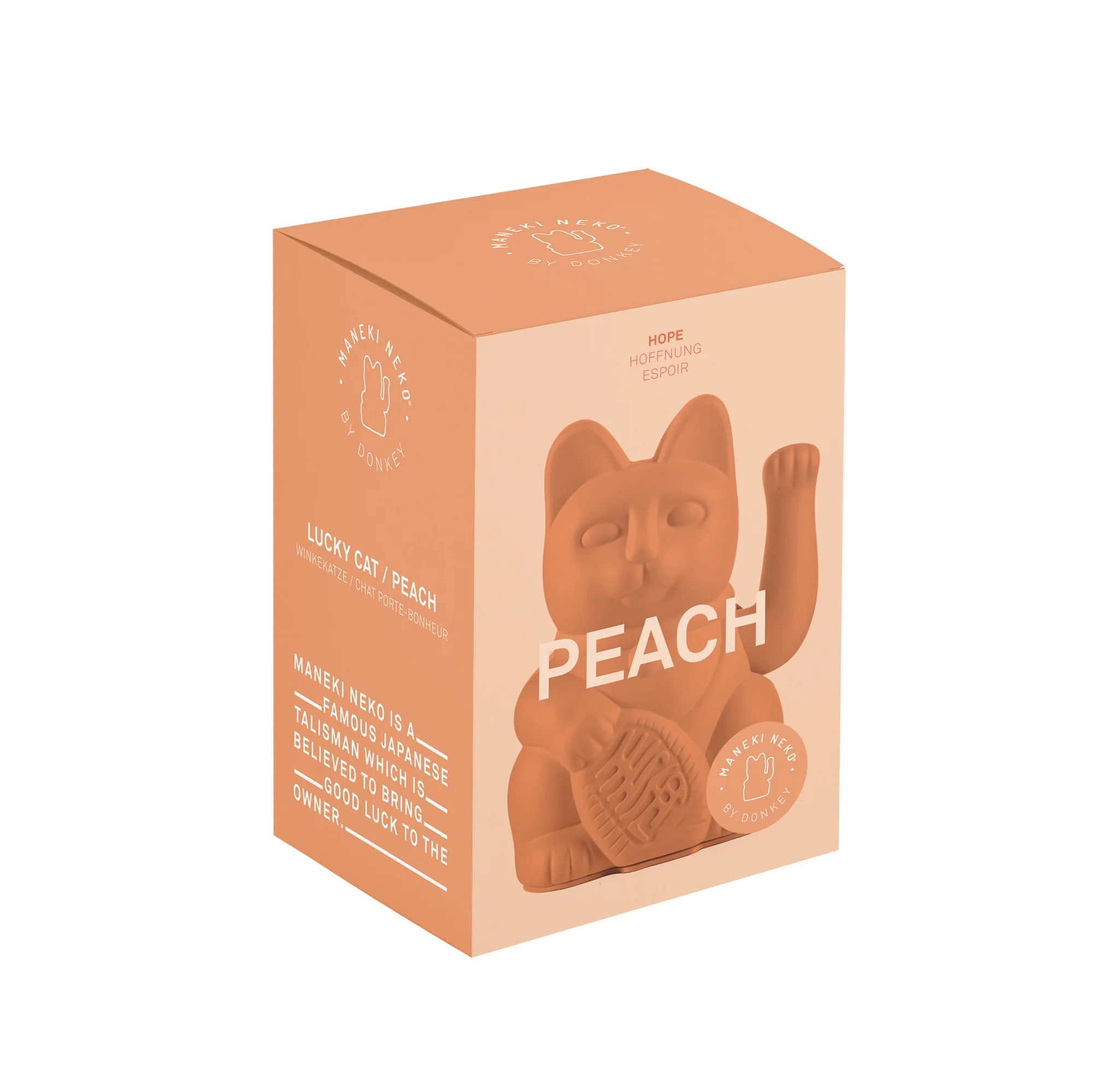Lucky Cat / Maneki Neko | Classic - Peach