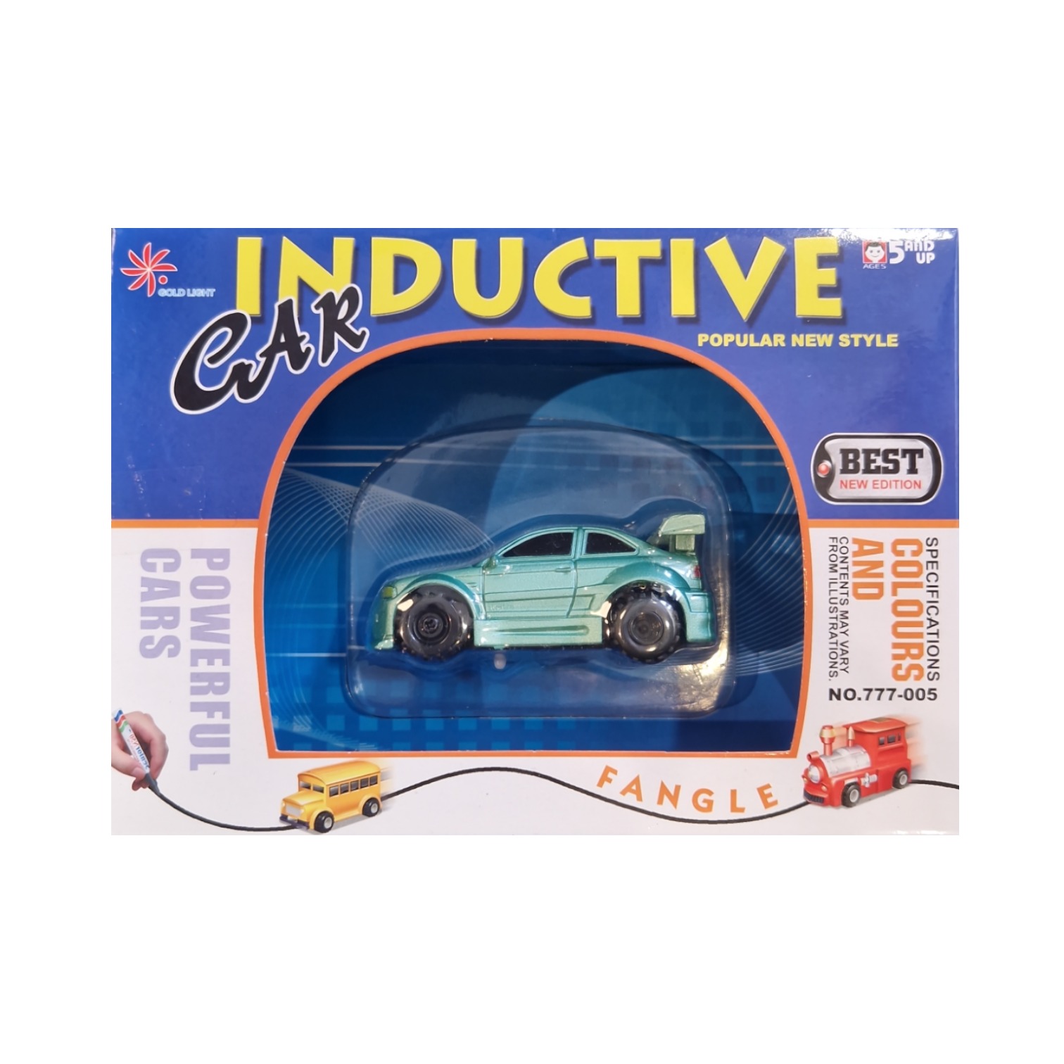 Inductive Car - Rennwagen, grün