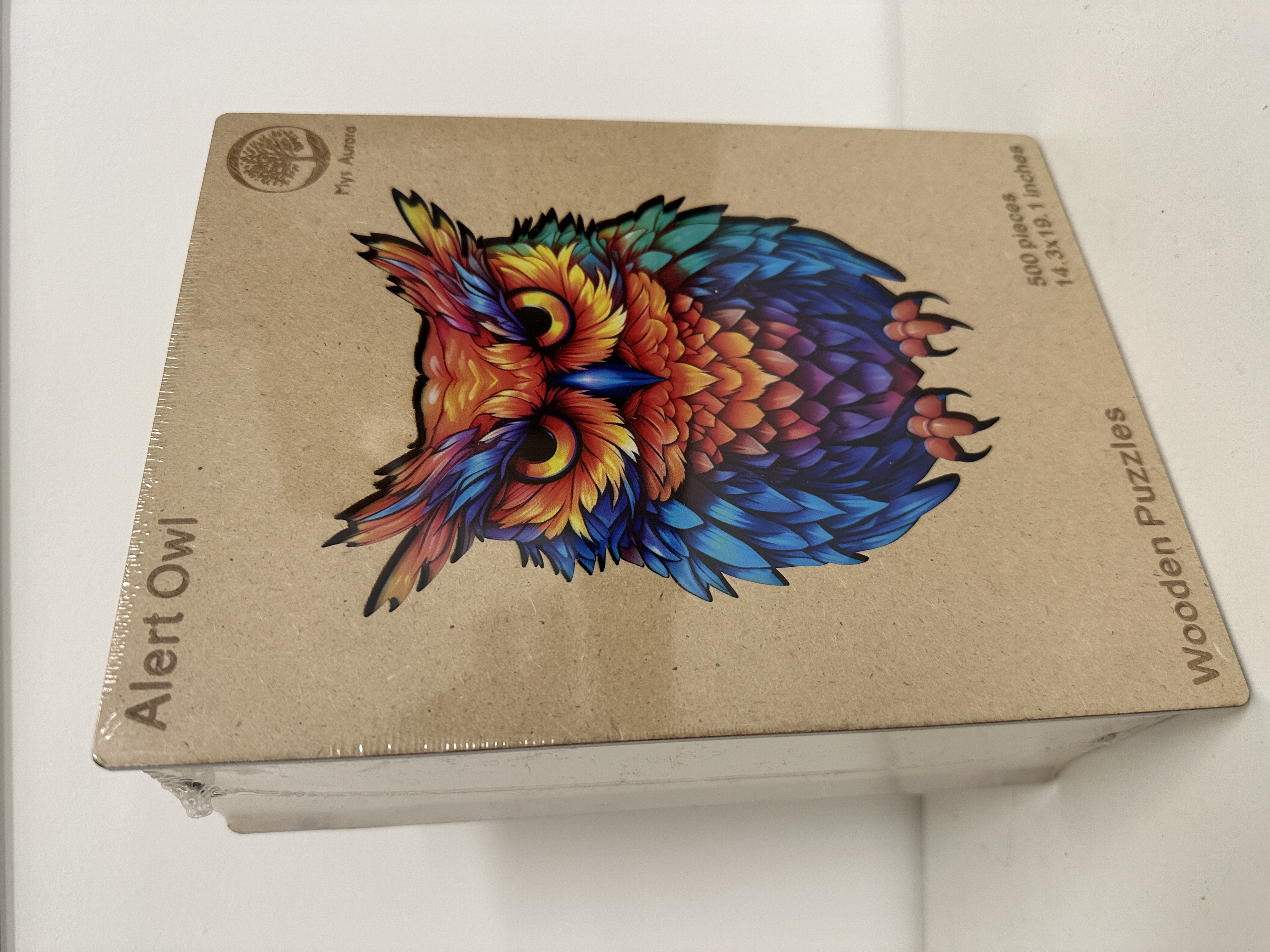 Wooden Puzzle – Owl “Alert Owl” – 500 Pieces