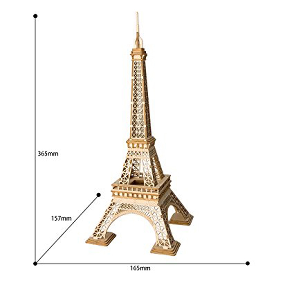 Wooden Model Kit – Eiffel Tower – TG501 by Robotime