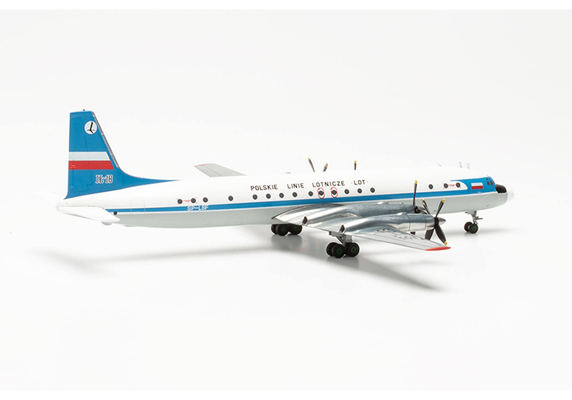 Herpa 572446 LOT Polish Airlines Ilyushin IL-18 – SP-LSF 1:200