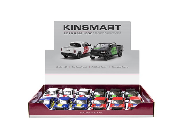 KINSMART 2019 Dodge RAM 1500 - Various Colors 1:46