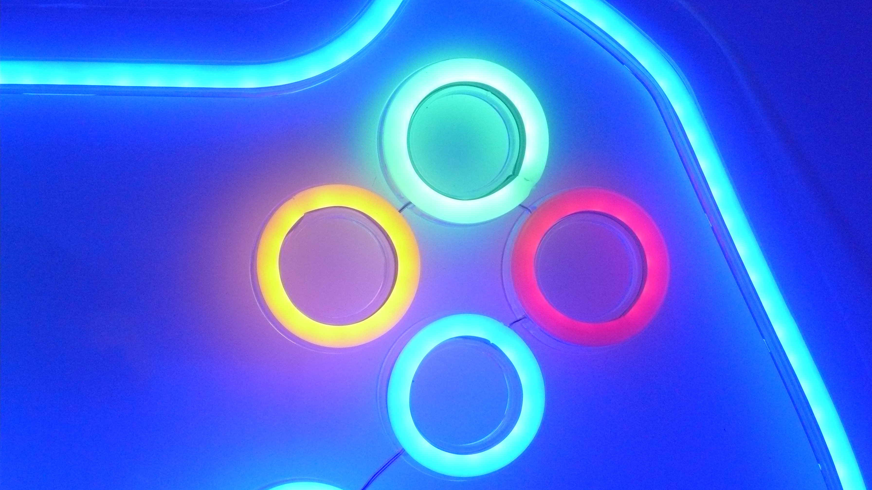 Neonlampe Gamepad