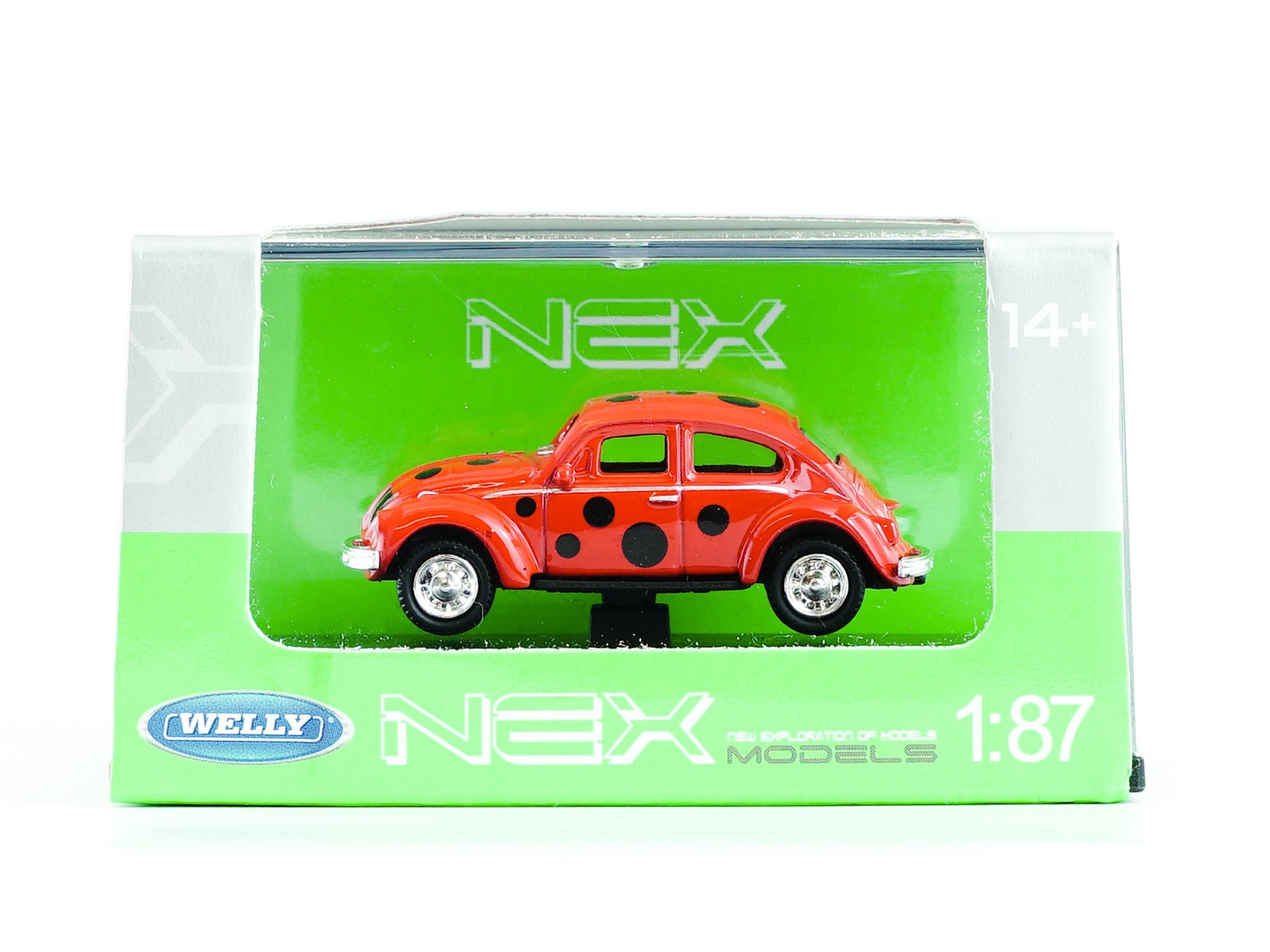 Welly 73156 VW Beetle Ladybug "Exclusive at Miniatur Wunderland" 1:87