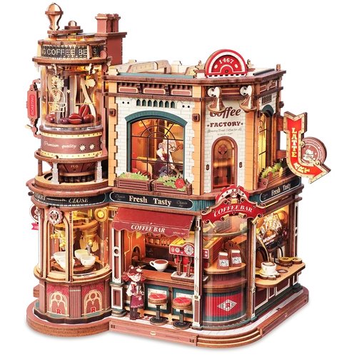Holzbausatz - Dream Coffee Factory - EAB02 von Robotime