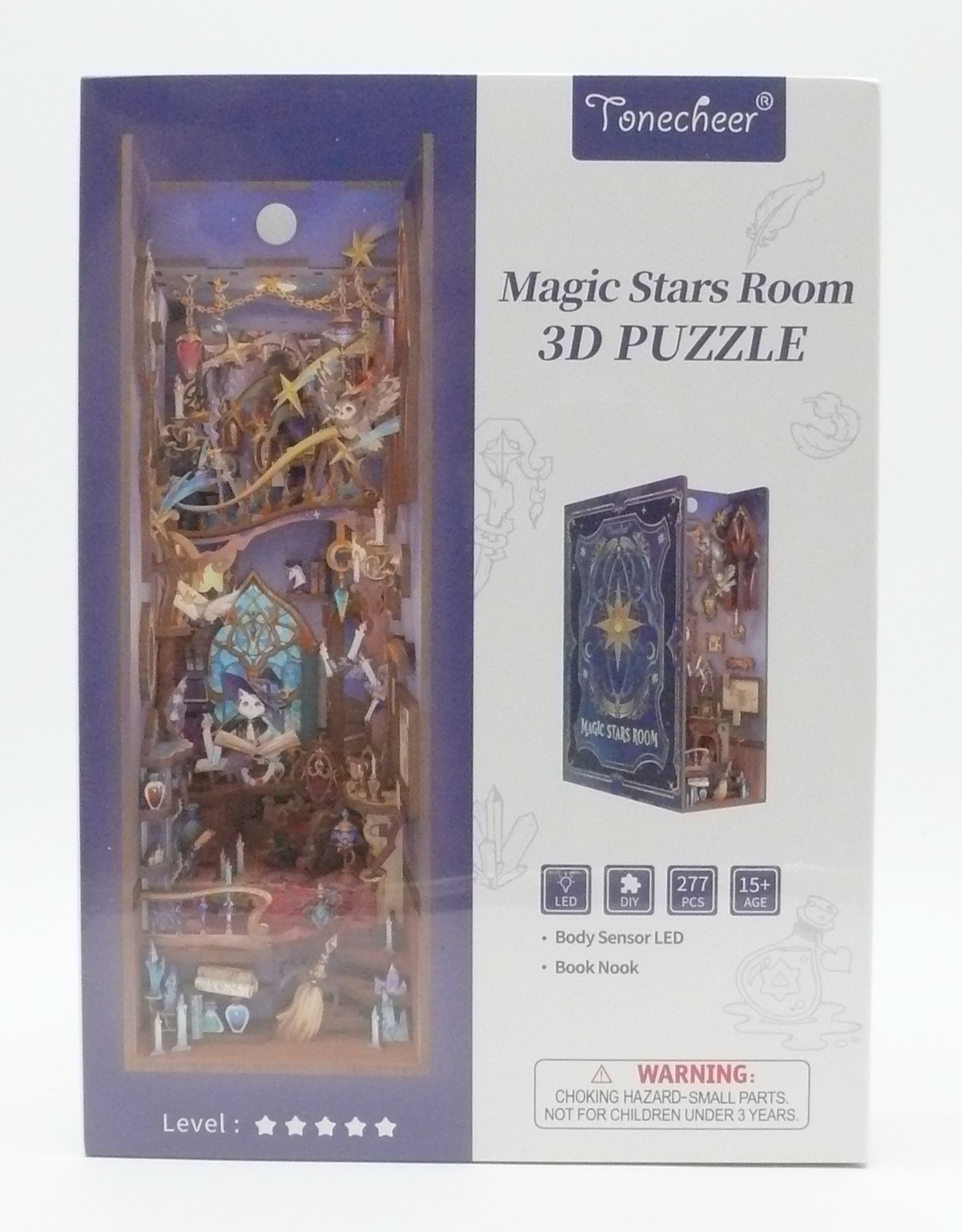 Holzbausatz / Book Nook - Magic Stars Room - TQ142