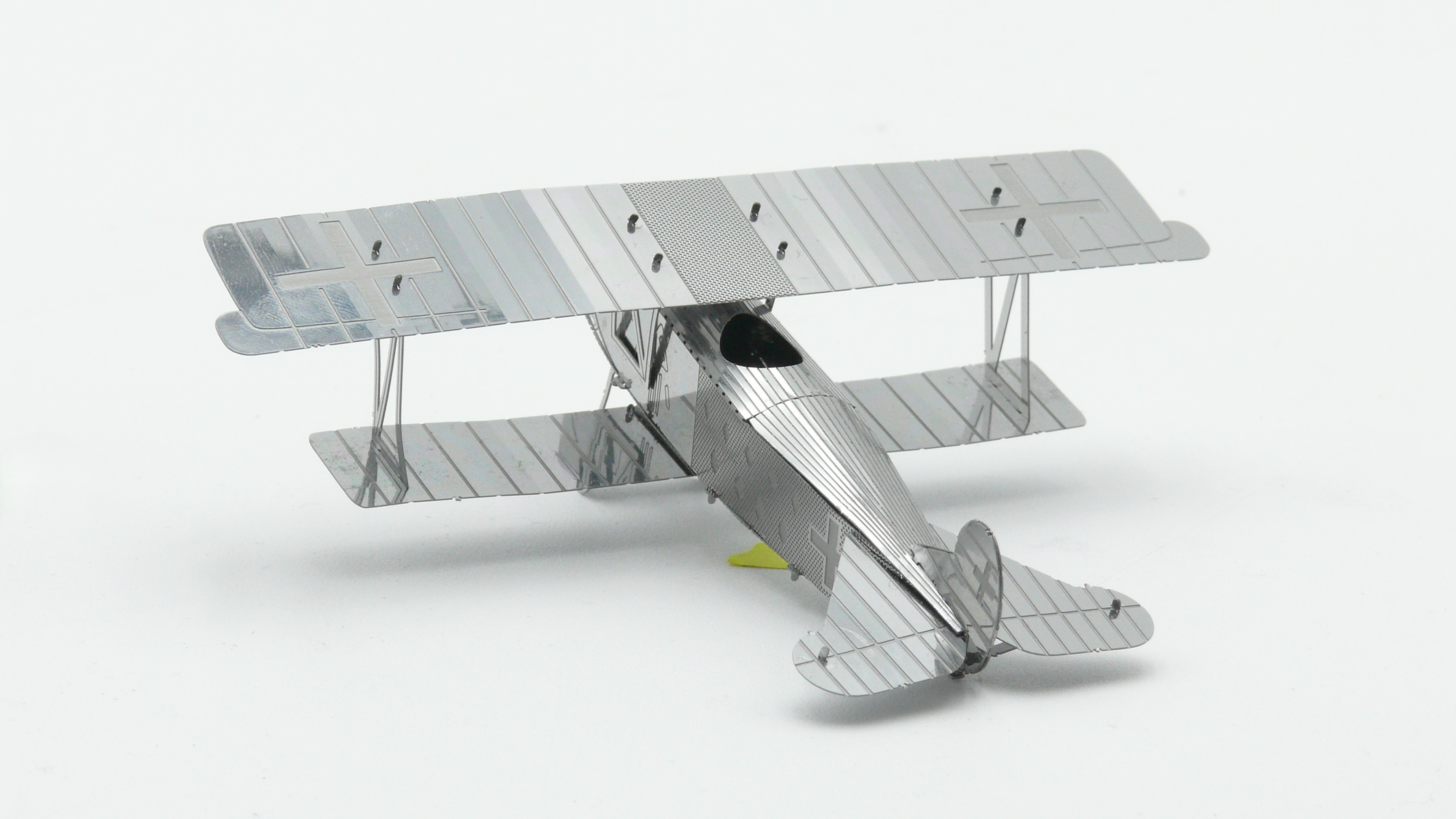 Mini 3D Metal Model Fokker D.VII Fighter Plane