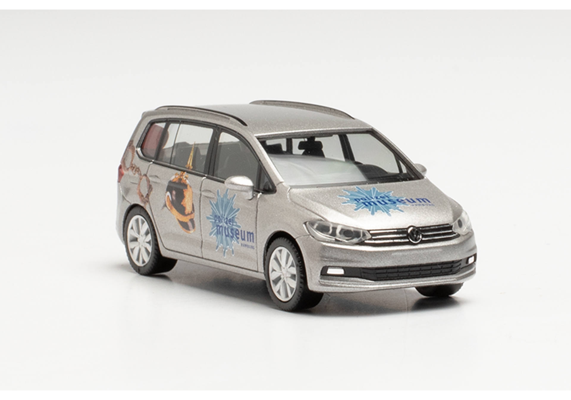 Herpa 096539 VW Touran Polizeimuseum Hamburg 1:87