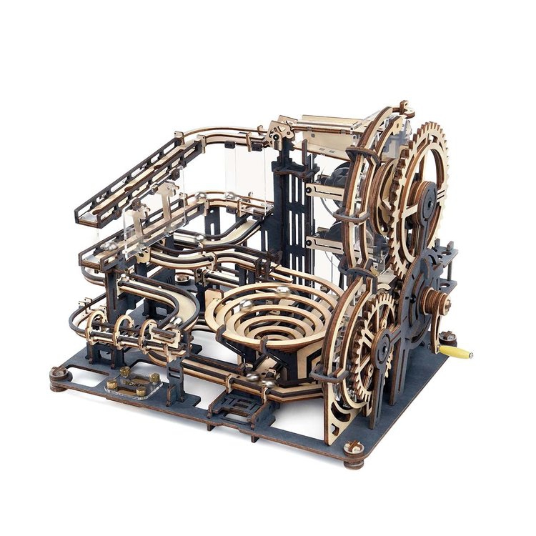 Holzmurmelbahn Night City New LGA01 3D Puzzle ROKR Robotime