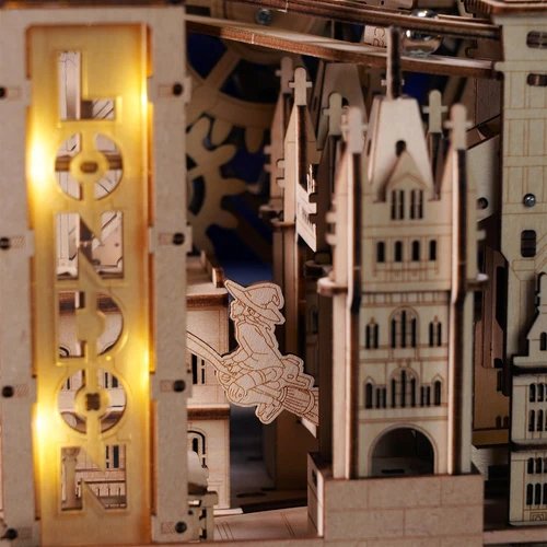 Wooden Marble Run – London Sightseeing Walk – EGB01 by Robotime