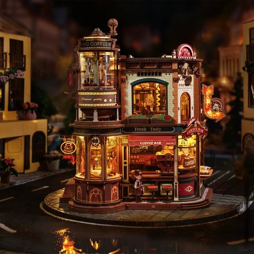 Holzbausatz - Dream Coffee Factory - EAB02 von Robotime
