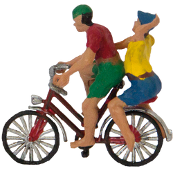 Preiser Fahrrad Paerchen