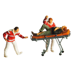 Preiser Sanitaeter Kranker Liege
