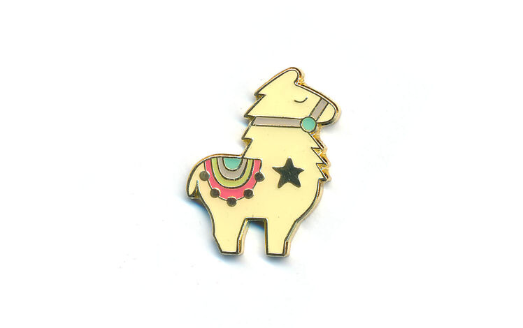 Onlineshop spendenpins magnete 2023 llama