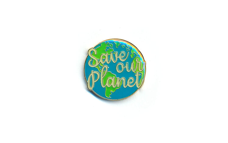 Onlineshop spendenpins magnete 2023 save the planet