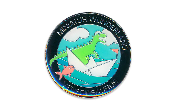 Onlineshop spendenpins magnete 2023 veneciosaurus