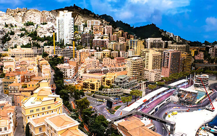 Stadtansicht Monaco Wunderland