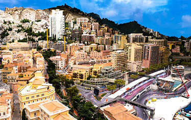 Stadtansicht Monaco Wunderland