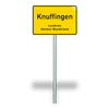 Icon abschnitte Ortsschild knuffingen