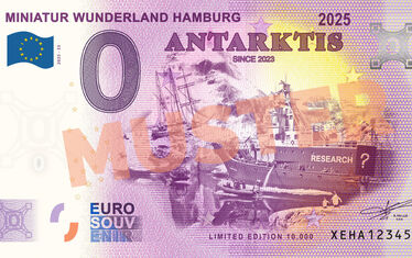 Geldscheine 2025 muster antarktis