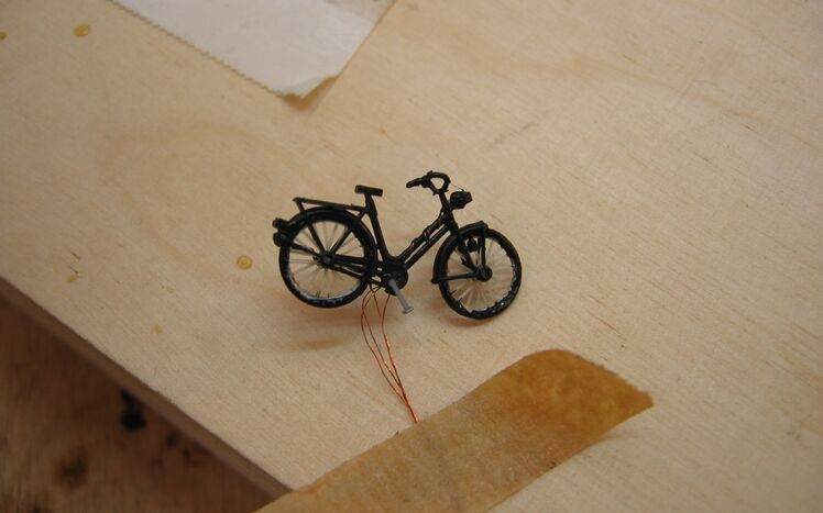 Content Modellbau Bauphase Fahrrad 5