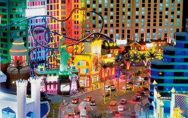 Amerika Las Vegas Achterbah