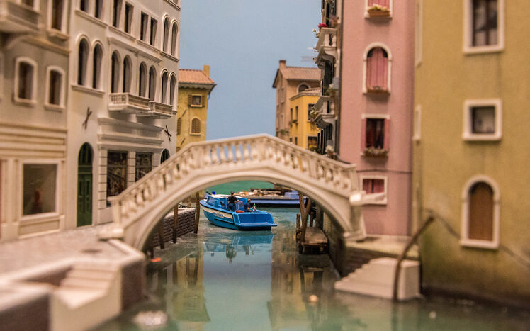 Venedig Gasse Polizei
