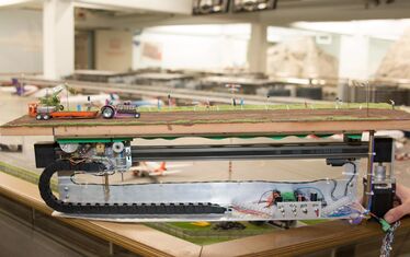 Content Flughafen Bayern Tractorpulling ausgebaut Knopfdruckaktion