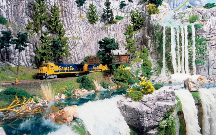Amerika Wasserfall Lok